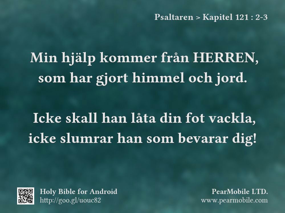 Psaltaren, Kapitel 121:2-3
